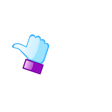 PiaCopello like fb me gusta dedo Sticker