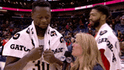 new orleans pelicans basketball GIF by NBA