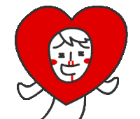 jiejie kiss Sticker by jiejie&unclecat