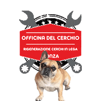 officinadelcerchio monza officina officina del cerchio Sticker