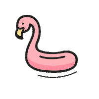 Flamingo Sticker by bilou