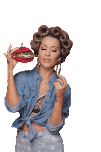 Burger Diet Sticker by Angiekassabie