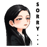 Sorry 미안 Sticker