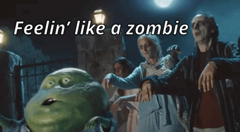 Tired Zombie GIF