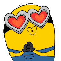 Happy In Love Sticker by Minions