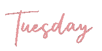 Letters Tuesday Sticker