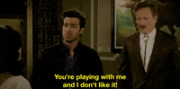 conan obrien stop playing with me GIF by Team Coco