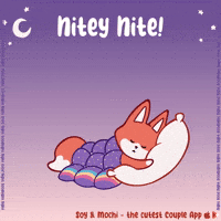 Sweet Dreams Night GIF by SoyandMochi