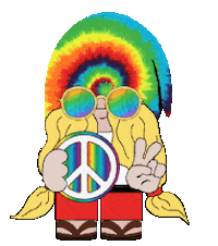 Hippie Gnome Sticker