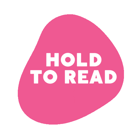 Hold To Read Sticker by Goop Gang