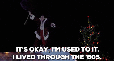 floating the santa clause GIF