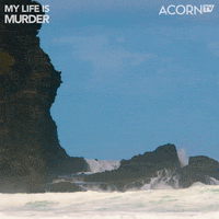 My Life Is Murder Beach GIF by Acorn TV Latin America