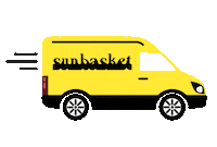 sunbasketmeals car travel cars delivery Sticker