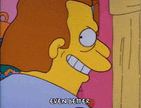 Scared Season 2 GIF by The Simpsons