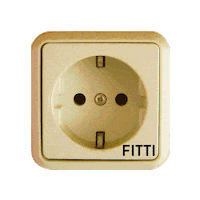 explosion plug Sticker by MC Fitti