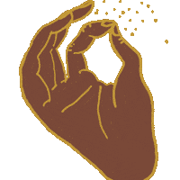 power hand Sticker