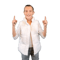 ErnestMusic happy music pointing wijzen Sticker