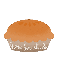 Baking Pumpkin Pie Sticker by Demic