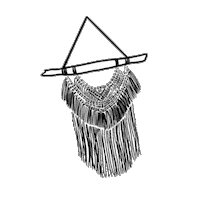 abranchandcord macrame abranchandcord a branch and cord Sticker