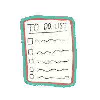bellaoks list activity to do list habit Sticker