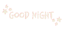 Sleepy Good Night Sticker