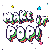 Sparkling Pop Music Sticker