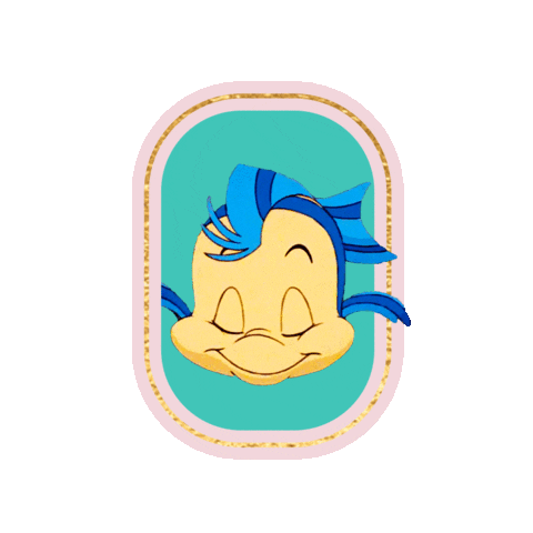 Happy The Little Mermaid Sticker by Disney Princess