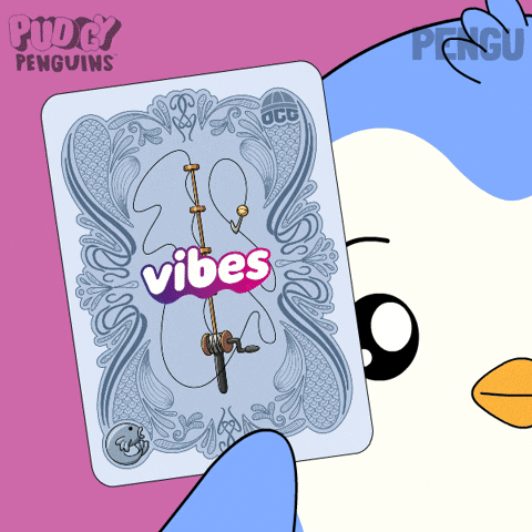 Trading Cards Vibes GIF by Pudgy Penguins