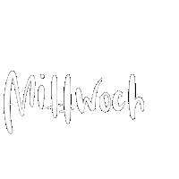 Lettering Wochentag Sticker