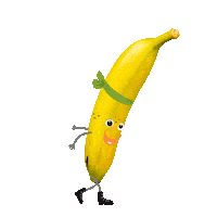 AartsenKidsFoundation fruit banana pisang banaan Sticker