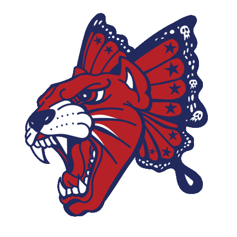 4Th Of July Butterfly Sticker by Taylor Reeve