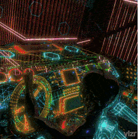 yizr art animation 3d light GIF