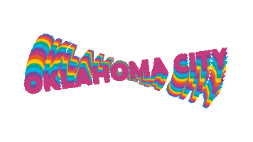 VisitOKC oklahoma okc oklahoma city visit okc Sticker
