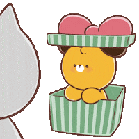 dttofriends surprise present dcard dtto Sticker