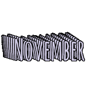 November Sticker by LuisasTierwelt