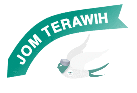 Kopiah Flying Sticker by fgwalet