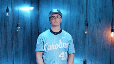 University Of North Carolina Baseball GIF by UNC Tar Heels