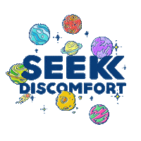 SeekDiscomfort comfort zone ammar yes theory seek discomfort Sticker