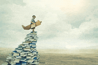 festiamoshop bambino aereo libri giochi GIF