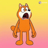 Cartoon Character Shock GIF by BONK