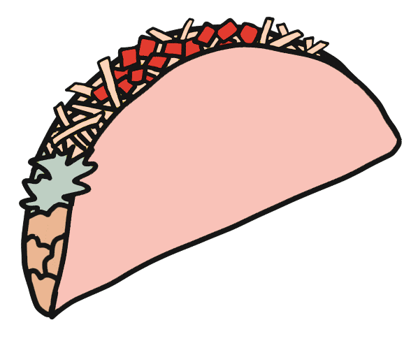 taco bell Sticker by Unblushing