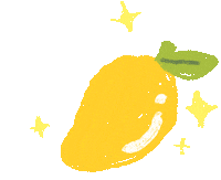 noonafternoon fruit mango cris crishorwang Sticker