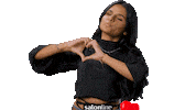 Heart Thank You Sticker by Salon Line