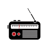 Radio Theraven Sticker by Gwin Communications