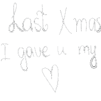 Last Christmas Sticker