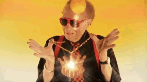 Larry King Swag GIF
