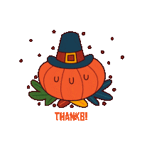Halloween Thanks Sticker