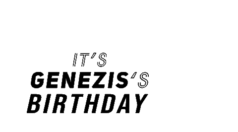 Birthday Sportswear Sticker by Genezis