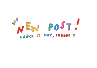 New Post Colors Sticker