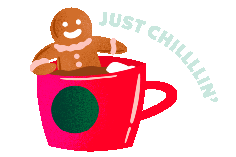 Coffee Gingerbread Sticker by Starbucks